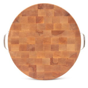 Round Cutting Board with Handle