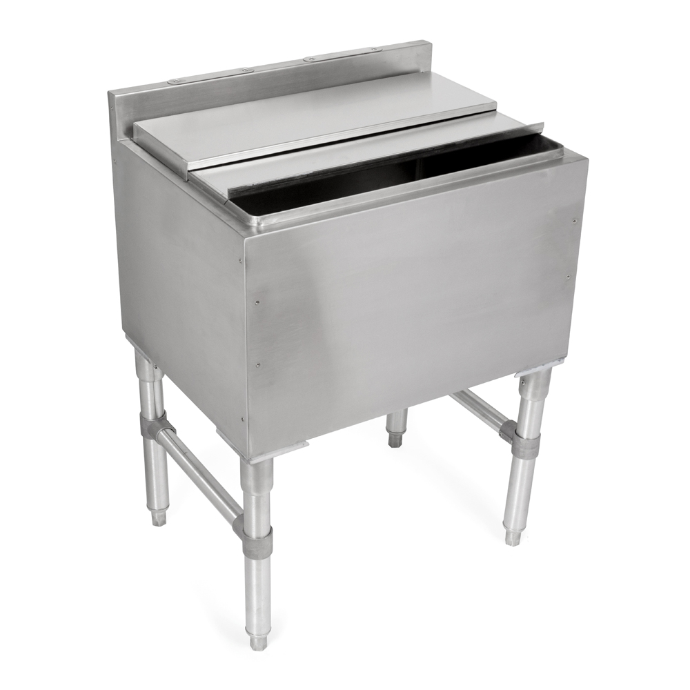 Amgood AMG - Ice Bin XDIIB-182410 18in x 24in Stainless Steel Drop-In