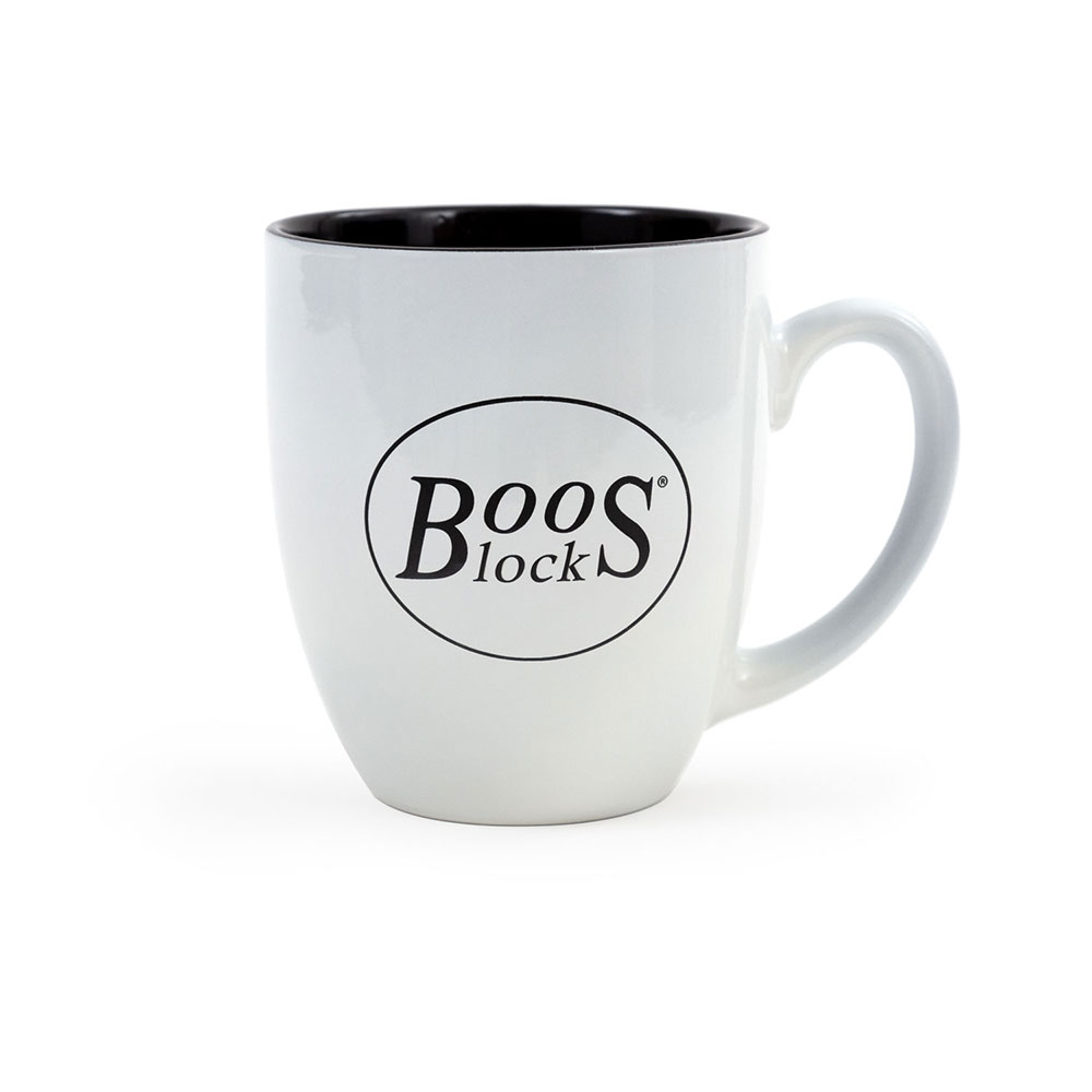 16 oz Coffee Mug - Block A - White